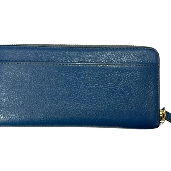 Kate Spade Blue Leather Wallet/Wristlet - Picture 2 of 11
